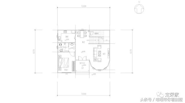 三層別墅設(shè)計圖，多臥室，人丁興旺也不怕，可以滿足你的需求