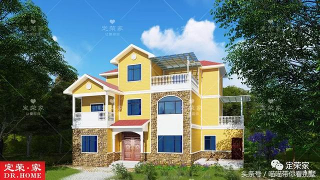 三層別墅設(shè)計圖，多臥室，人丁興旺也不怕，可以滿足你的需求