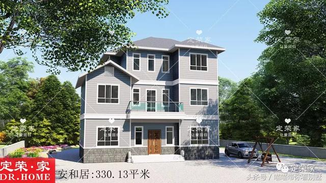 三層別墅設(shè)計圖，多臥室，人丁興旺也不怕，可以滿足你的需求