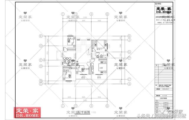 三層別墅設(shè)計圖，多臥室，人丁興旺也不怕，可以滿足你的需求