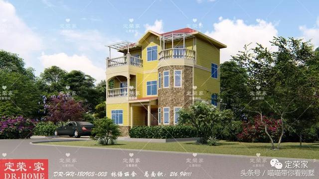 三層別墅設(shè)計圖，多臥室，人丁興旺也不怕，可以滿足你的需求