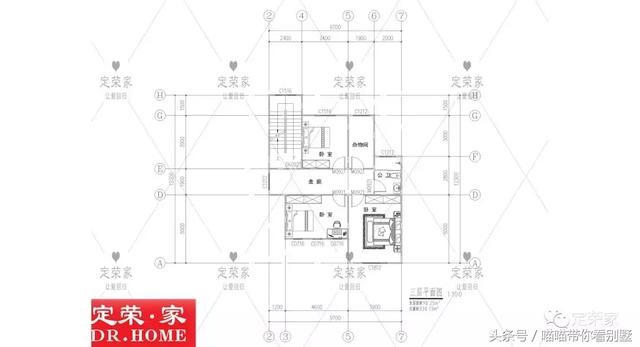 三層別墅設(shè)計圖，多臥室，人丁興旺也不怕，可以滿足你的需求
