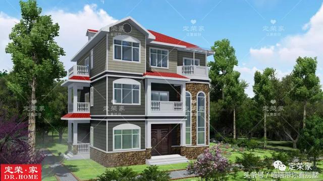 三層別墅設(shè)計圖，多臥室，人丁興旺也不怕，可以滿足你的需求