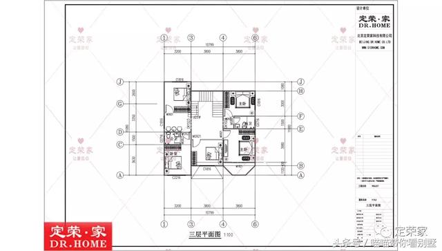 三層別墅設(shè)計圖，多臥室，人丁興旺也不怕，可以滿足你的需求