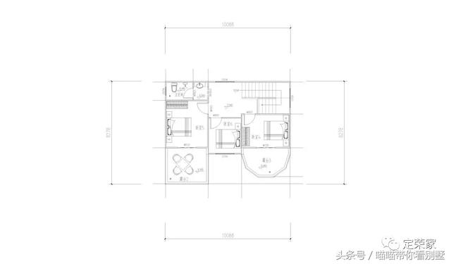三層別墅設(shè)計圖，多臥室，人丁興旺也不怕，可以滿足你的需求