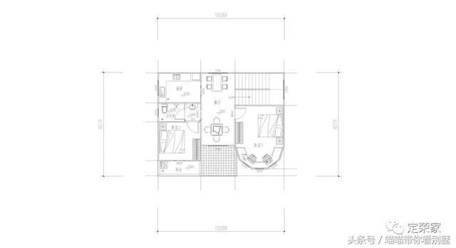 三層別墅設(shè)計圖，多臥室，人丁興旺也不怕，可以滿足你的需求