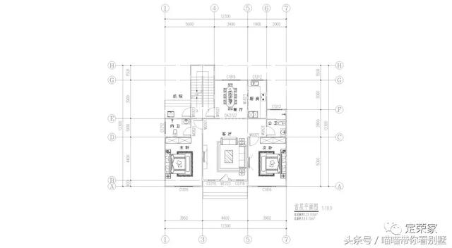 三層別墅設(shè)計圖，多臥室，人丁興旺也不怕，可以滿足你的需求