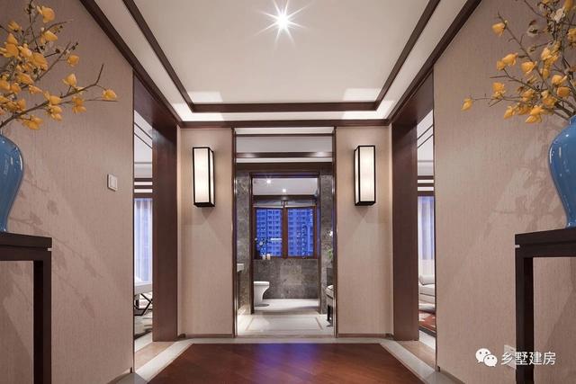 推薦一款十分亮眼的新中式四合院別墅設(shè)計圖，黛瓦白墻，有種意境美