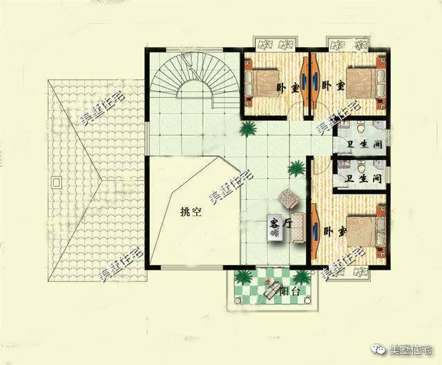 精心挑選了3款別墅設(shè)計圖，都帶堂屋，供大家參考