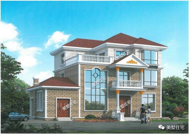 精心挑選了3款別墅設(shè)計圖，都帶堂屋，供大家參考