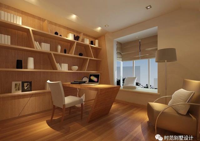 小進(jìn)深三層復(fù)式新中式別墅設(shè)計(jì)圖，戶型方正，四周通透