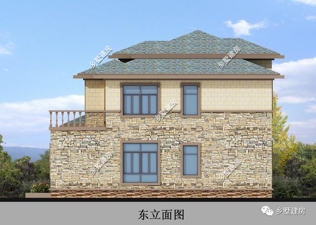 農(nóng)村時尚別墅設(shè)計圖，才30萬，建出來美的沒話說