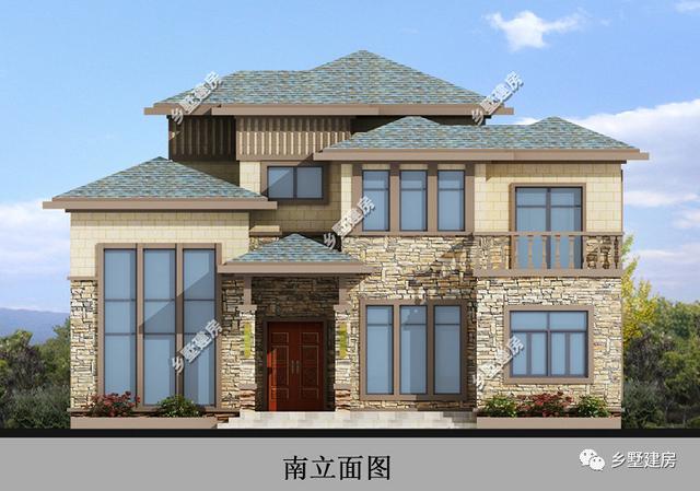 農(nóng)村時尚別墅設(shè)計圖，才30萬，建出來美的沒話說