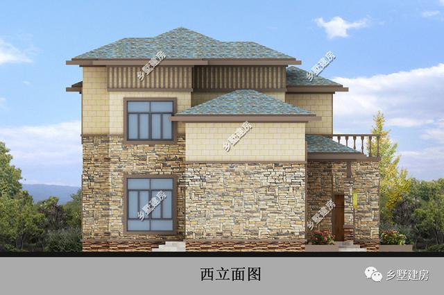 農(nóng)村時尚別墅設(shè)計圖，才30萬，建出來美的沒話說