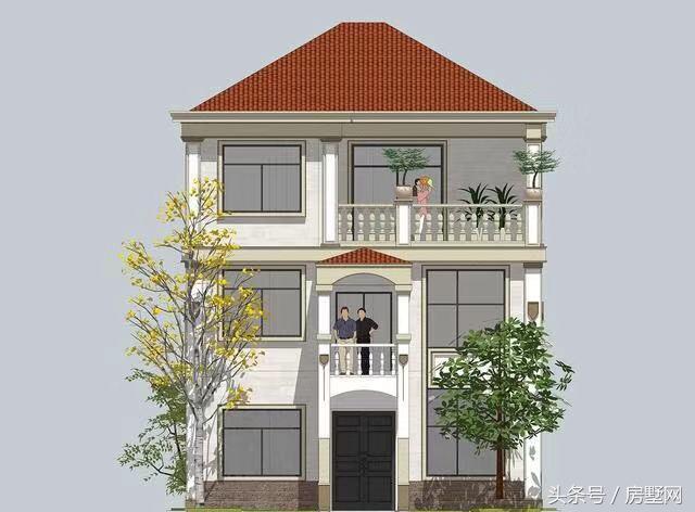 三層簡歐別墅設計圖，打造清新干凈舒適的家