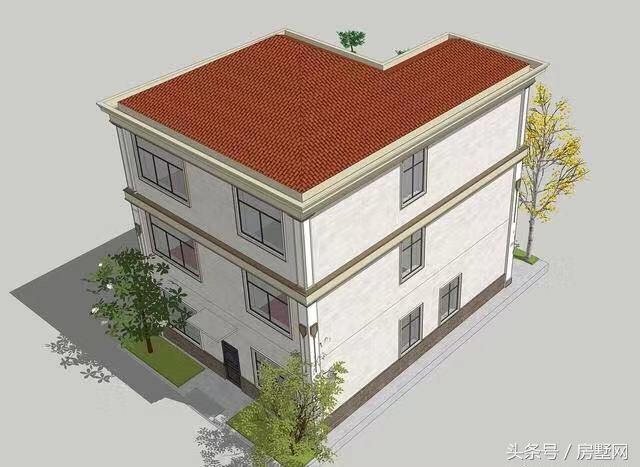 三層簡歐別墅設計圖，打造清新干凈舒適的家