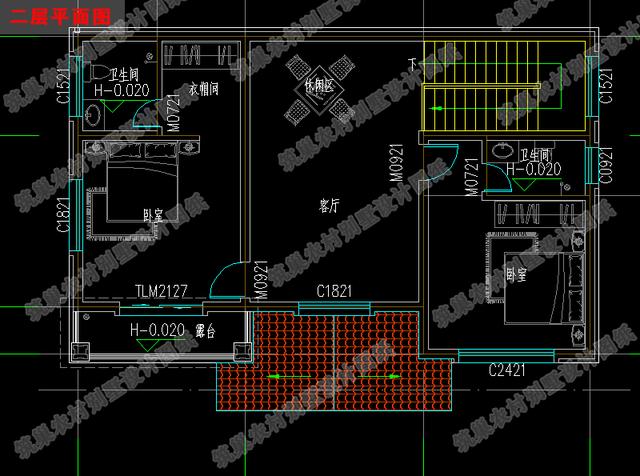 二層占地110平方米農(nóng)村自建房設(shè)計(jì)圖，根據(jù)現(xiàn)代人的審美及生活習(xí)慣來設(shè)計(jì)