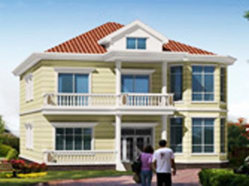 農(nóng)村二層小別墅設(shè)計圖，結(jié)構(gòu)簡單大氣，采光通透，舒適清爽