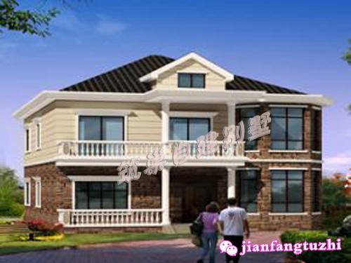 農(nóng)村二層小別墅設(shè)計圖，結(jié)構(gòu)簡單大氣，采光通透，舒適清爽