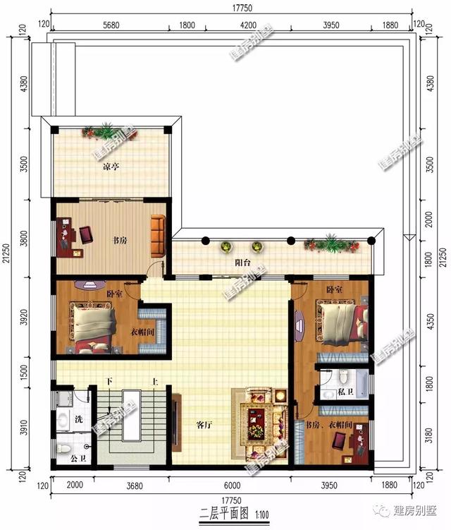 三棟農(nóng)村自建房設(shè)計(jì)圖，每一棟都很氣派，人人看了都羨慕