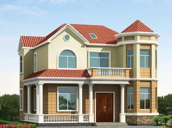 二層農(nóng)村自建房設(shè)計(jì)圖，11.4x12.9米，住起來肯定令人心神愉悅