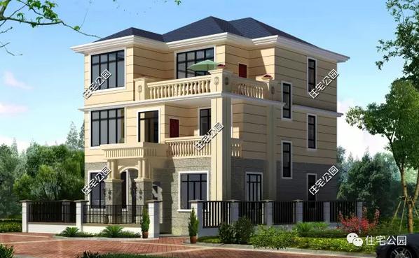 8款開間9米別墅設(shè)計(jì)圖，造價(jià)經(jīng)濟(jì)，只要20萬就夠了