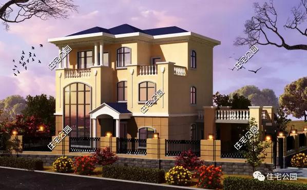 8款開間9米別墅設(shè)計(jì)圖，造價(jià)經(jīng)濟(jì)，只要20萬就夠了