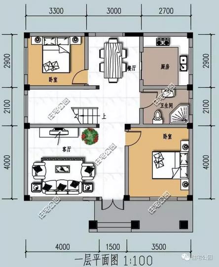 8款開間9米別墅設(shè)計(jì)圖，造價(jià)經(jīng)濟(jì)，只要20萬就夠了
