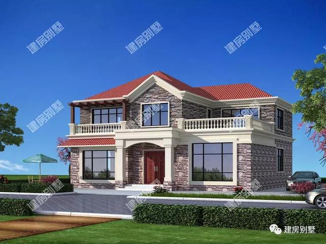 兩款農(nóng)村自建房設計圖，建成之后房比花嬌，好看極了