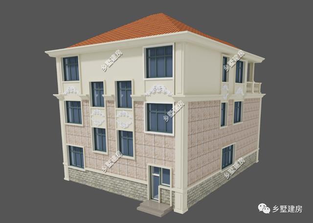 這款農(nóng)村別墅設(shè)計圖，一屋兩戶，兩兄弟可以一起住