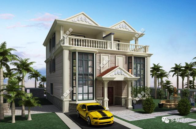 這款農(nóng)村別墅設(shè)計圖，一屋兩戶，兩兄弟可以一起住