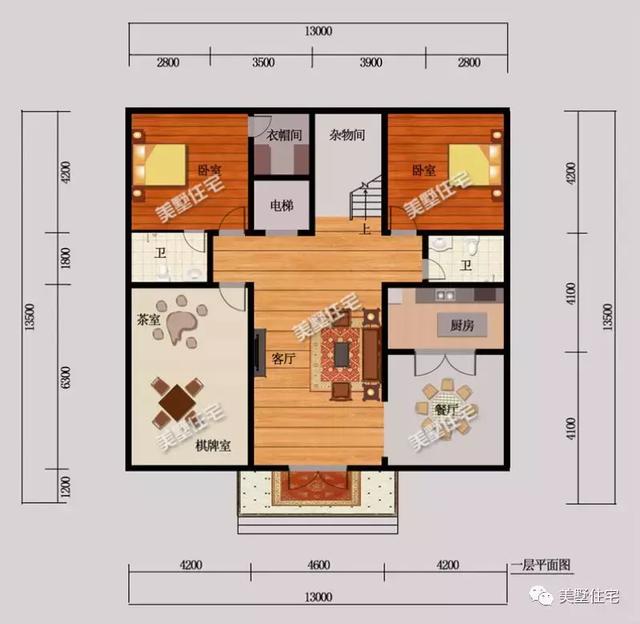 6款農村三層別墅設計圖，外觀端莊大方戶型方正，準備建房的小伙伴可以留作參考