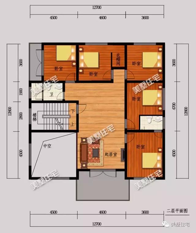 6款農村三層別墅設計圖，外觀端莊大方戶型方正，準備建房的小伙伴可以留作參考