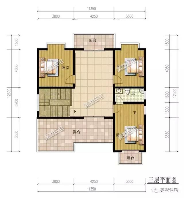 6款農村三層別墅設計圖，外觀端莊大方戶型方正，準備建房的小伙伴可以留作參考