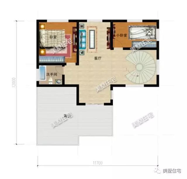 6款農村三層別墅設計圖，外觀端莊大方戶型方正，準備建房的小伙伴可以留作參考