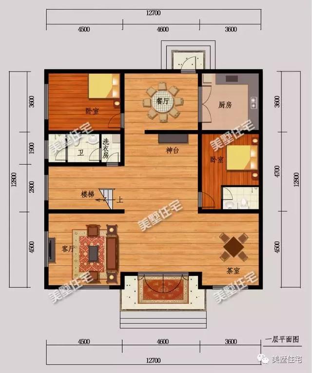 6款農村三層別墅設計圖，外觀端莊大方戶型方正，準備建房的小伙伴可以留作參考