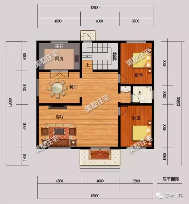 6款農村三層別墅設計圖，外觀端莊大方戶型方正，準備建房的小伙伴可以留作參考