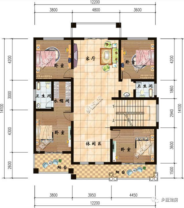 這款新建的的四層農(nóng)村自建房設(shè)計圖，性價比很高