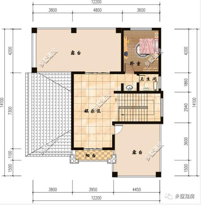 這款新建的的四層農(nóng)村自建房設(shè)計圖，性價比很高