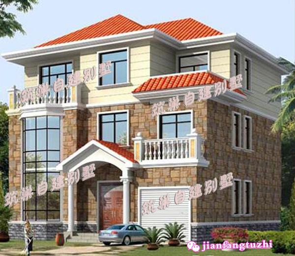 2款三層簡(jiǎn)約農(nóng)村自建房設(shè)計(jì)戶型圖，施工簡(jiǎn)易，設(shè)計(jì)規(guī)劃合理