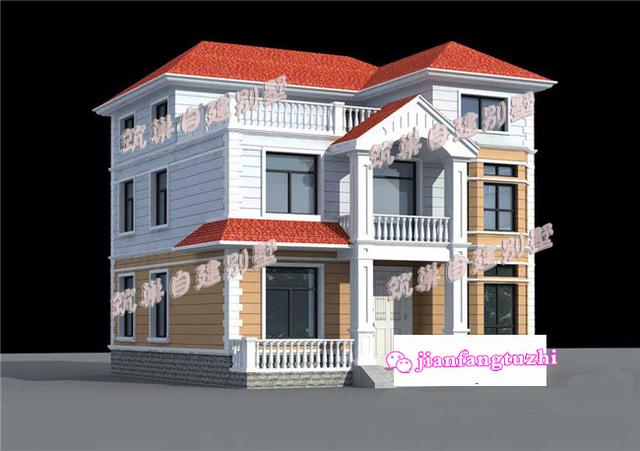 2款三層簡(jiǎn)約農(nóng)村自建房設(shè)計(jì)戶型圖，施工簡(jiǎn)易，設(shè)計(jì)規(guī)劃合理