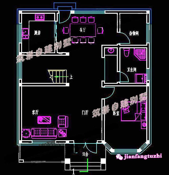 2款三層簡(jiǎn)約農(nóng)村自建房設(shè)計(jì)戶型圖，施工簡(jiǎn)易，設(shè)計(jì)規(guī)劃合理