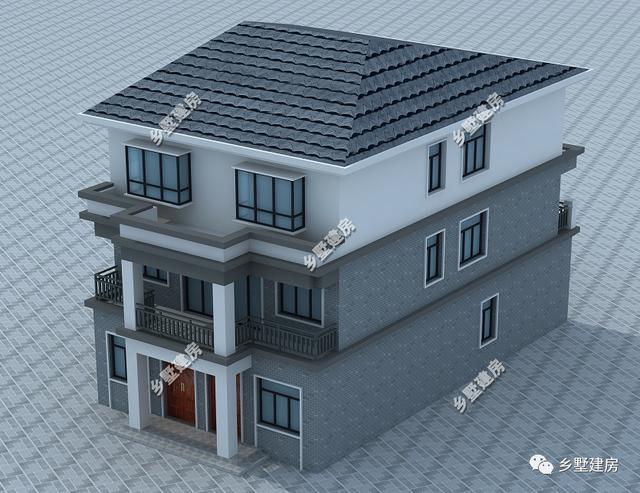 小面寬也能建雙拼，看看這款農(nóng)村別墅設(shè)計(jì)圖，你就知道了