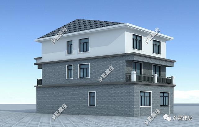 小面寬也能建雙拼，看看這款農(nóng)村別墅設(shè)計(jì)圖，你就知道了