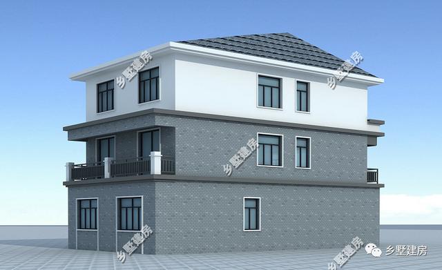 小面寬也能建雙拼，看看這款農(nóng)村別墅設(shè)計(jì)圖，你就知道了