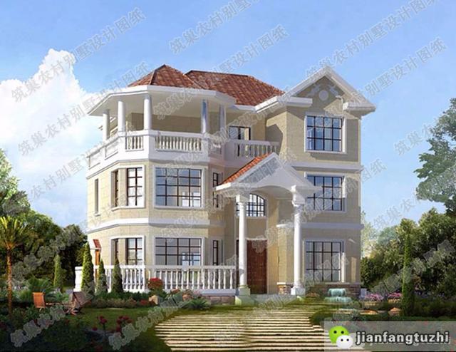 3款農(nóng)村房屋設(shè)計(jì)圖，每一款都有自己獨(dú)特的風(fēng)格