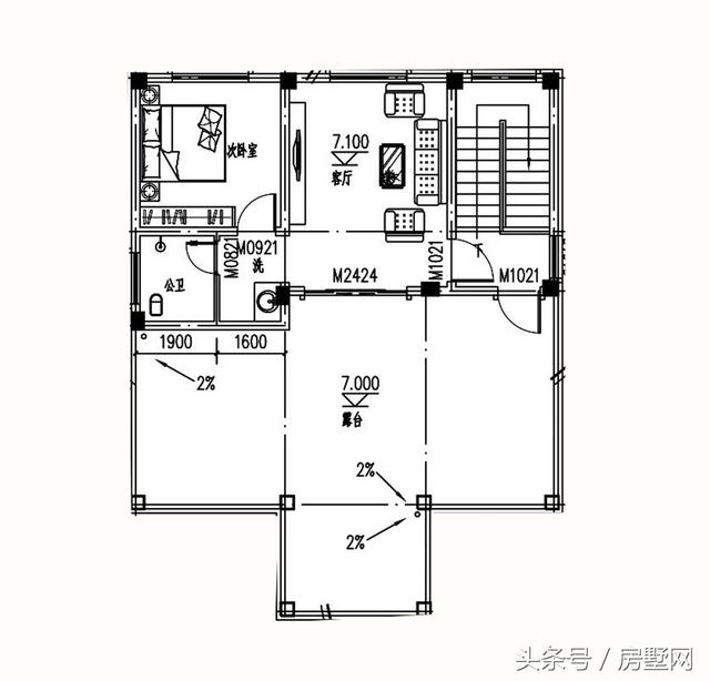 極簡現(xiàn)代風(fēng)格別墅設(shè)計圖，造價低廉，圖紙易懂，拿到就能施工