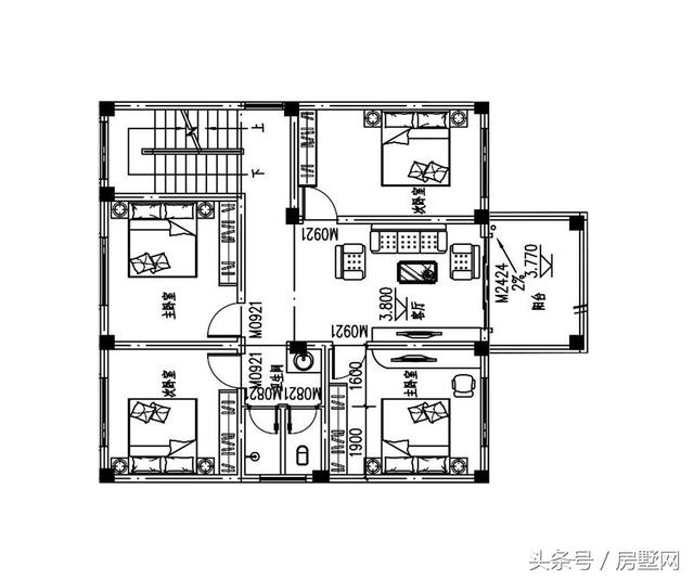 極簡現(xiàn)代風(fēng)格別墅設(shè)計圖，造價低廉，圖紙易懂，拿到就能施工