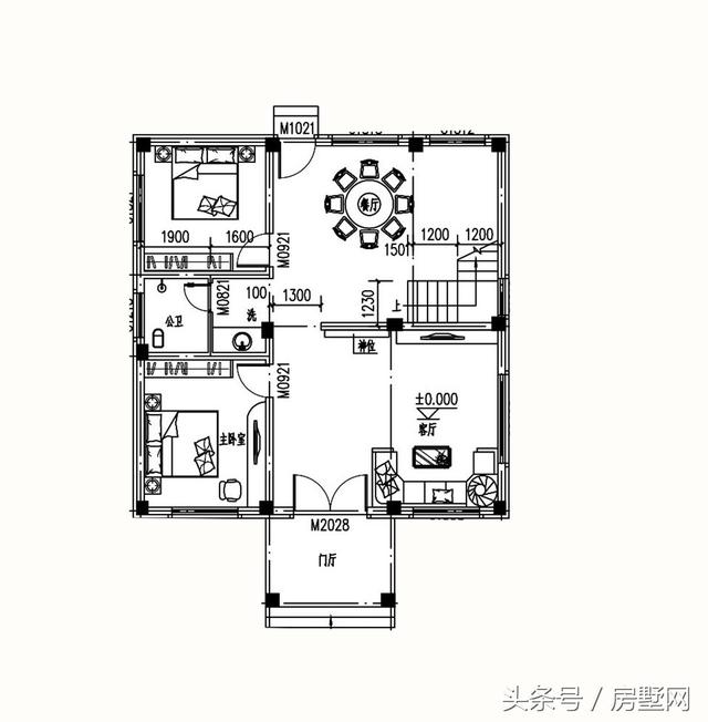 極簡現(xiàn)代風(fēng)格別墅設(shè)計圖，造價低廉，圖紙易懂，拿到就能施工