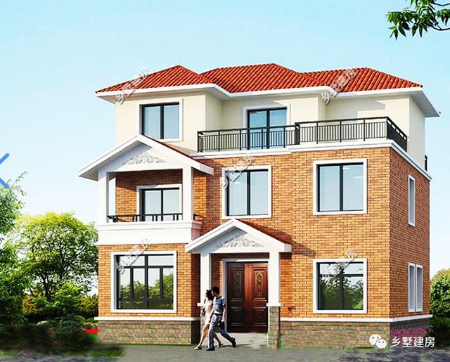 兩款別墅設(shè)計圖，一款2層，一款3層，都挺不錯的